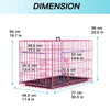 30 Inch Pink Dog Crate