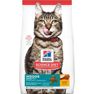Hill's Science Diet Senior 7+ Indoor Dry Cat Food Chicken Recipe