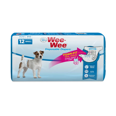 Four Paws Wee-Wee Disposable Female Dog Diapers