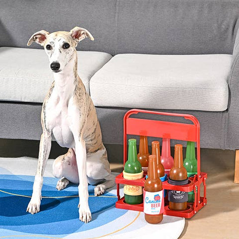 HugSmart Boozy Heinecanine Rubber Dog Toy