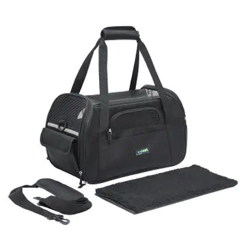 GOOPAWS 19" Pink or Black Pet Travel Carrier