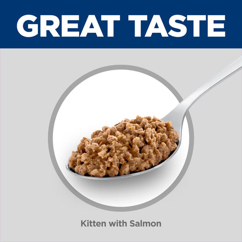 Hill’s Science Diet Kitten Savory Salmon Entrée Wet Cat Food