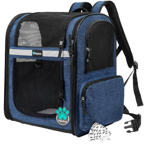 PetAmi Ultimate 4 Way Entry Pet Carrier Backpack