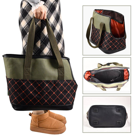GOOPAWS Pet Small Carrier Shoulder Tote Purse