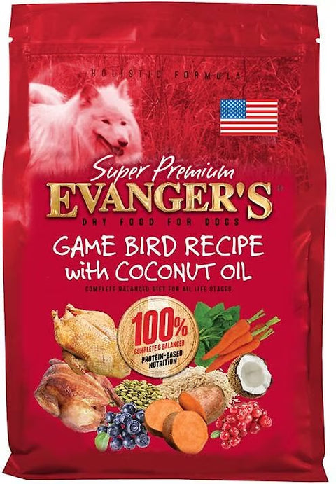 Evanger’s Super Premium Gamebird Dry Dog Food
