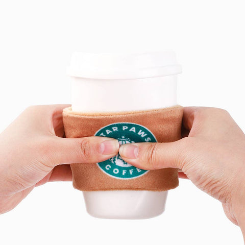 HugSmart Pet Coffee Hour Rubber Dog Toy