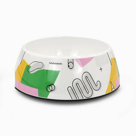 HugSmart Pet Memphis Green Dog Bowl