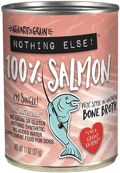 Against the Grain Nothing Else Beef or Salmon Wet Dog Food