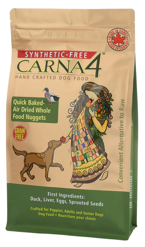 Carna4 Duck or Chicken Dry Dog Food