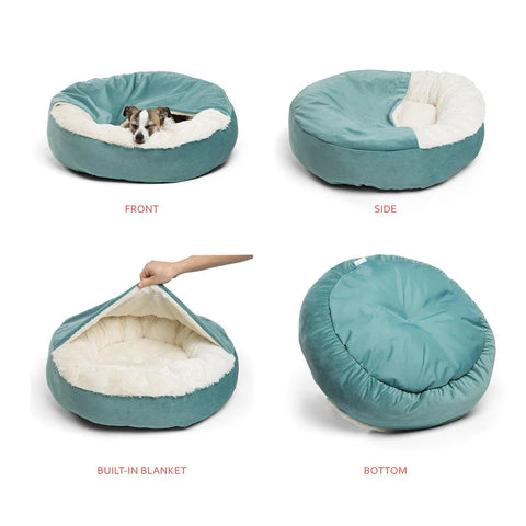 Best Friends by Sheri Cozy Cuddler Ilan Cat & Dog Bed 24x24