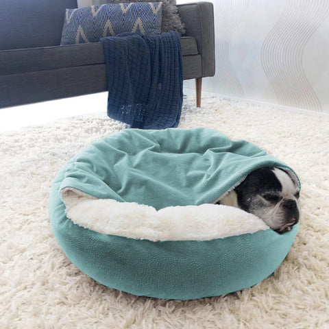 Best Friends by Sheri Cozy Cuddler Ilan Cat & Dog Bed 24x24