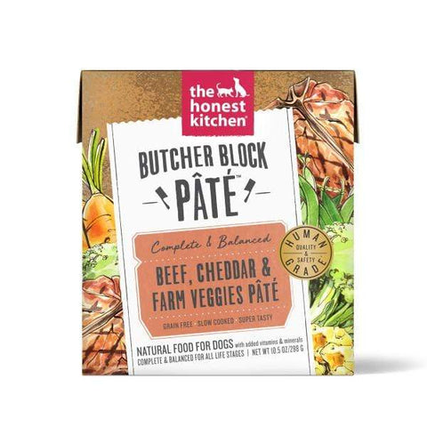 Honest Kitchen Butcher Block Beef or Chicken Variety Pate Wet Dog Food