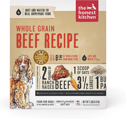 Honest Kitchen Dehydrated Beef or Chicken Recipe