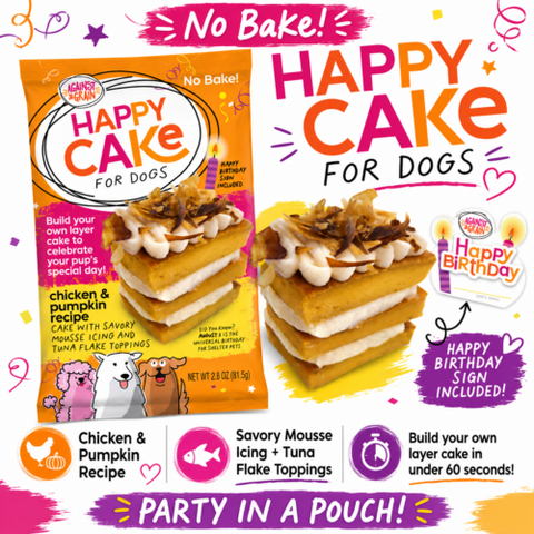 Against the Grain Happy Cake for Dogs- Chicken & Pumpkin