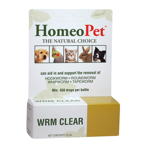 HomeoPet WRM Clear Pet Dewormer