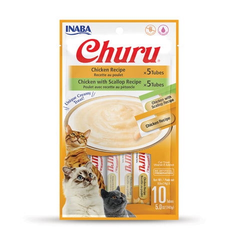 Inaba Churu Creamy Squeezable Tube Cat Treat