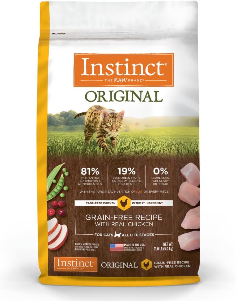 Instinct Original Trocken-Katzenfutter mit Huhn– Zoe's Pet Shop
