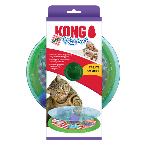 KONG Rewards Picnic Cat Treat Dispenser Toy