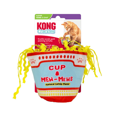 KONG Crackles Cup of Mew-Mews Cat Toy