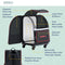 Katziela Hybrid Adventurer Pet Backpack with Removable Wheels