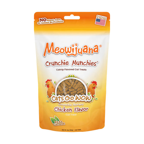 Meowijuana Crunchie Munchie Chicken Cat Treat