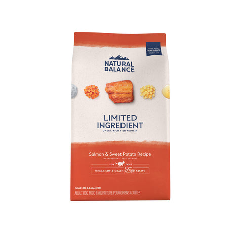 Natural Balance Limited Ingredient Lamb or Salmon Dry Dog Food