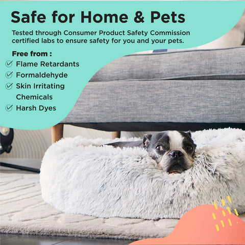 Best Friends by Sheri Calming Donut Pet Bed