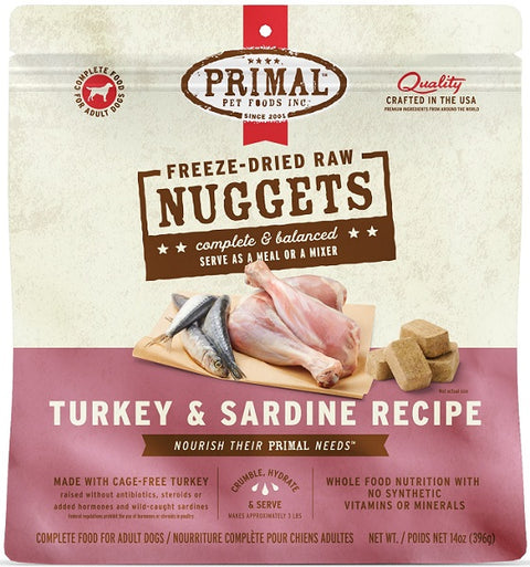 Primal Freeze Dried Nuggets Dog Food