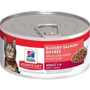 Science Diet Adult Savory Salmon Entree Wet Cat Food