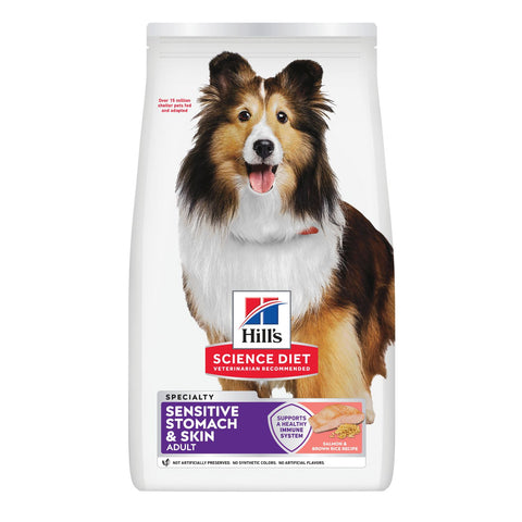 Hill’s Science Diet Adult Salmon & Brown Rice Sensitive Stomach & Skin Dry Dog Food