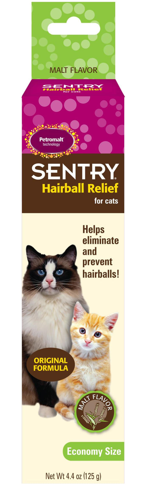 Sentry Cat Hairball Relief Malt Flavor