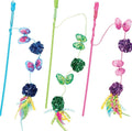 Spot Butterfly and Ball Teaser Wand Cat Toy