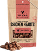Vital Essentials Freeze Dried Chicken Hearts Dog Treat