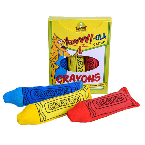 Yeowww! Catnip Crayon Toys- 3 Pack