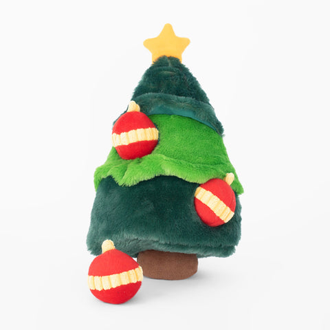 ZippyPaws Holiday Burrow Christmas Tree Dog Toy