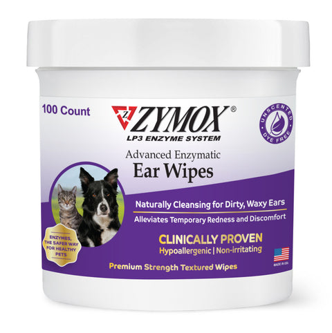 Zymox Dog & Cat Ear Wipes