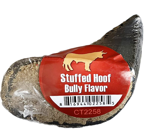Peanut Butter, Cheddar, Bully Variety Stuffed Cow Hooves Dog Chew