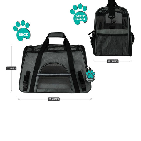 PetAmi Classic Tote Bag Pet Carrier- Airline Approved
