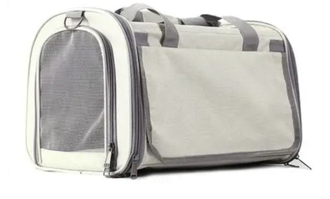 Black Pet Carrier with Shade Cover