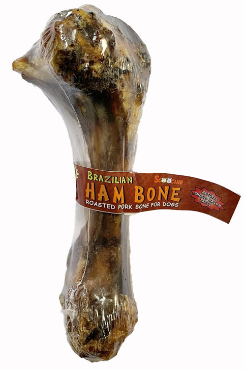 Scoochie All‑Natural Smoked Brazilian Ham Bone Chew