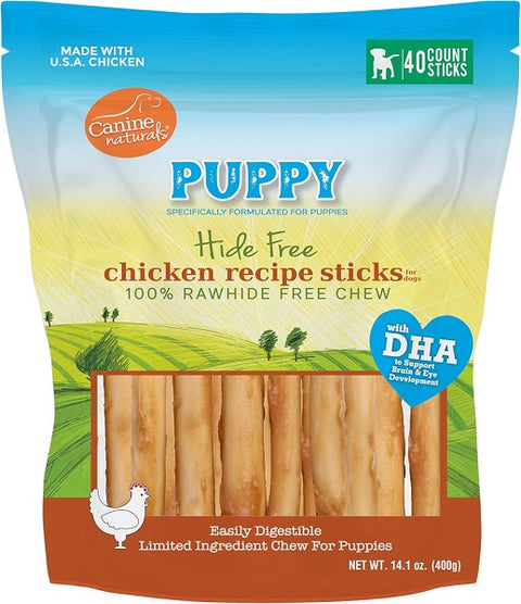 Canine Natural Hide Free Variety Dog Chew Sticks