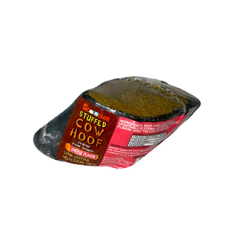 Peanut Butter, Cheddar, Bully Variety Stuffed Cow Hooves Dog Chew