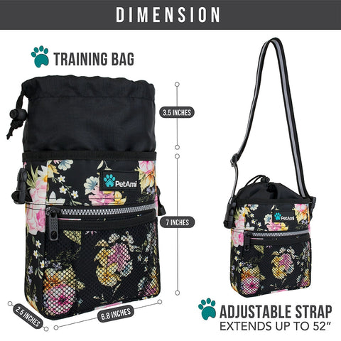 PetAmi Everyday Dog Treat Training Pouch Bag