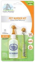 Four Paws Healthy Promise Pet Nurser Bottle with Brush Kit