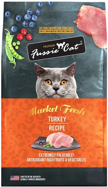 Fussie Cat Market Fresh Turkey Grain Free Dry Cat Food