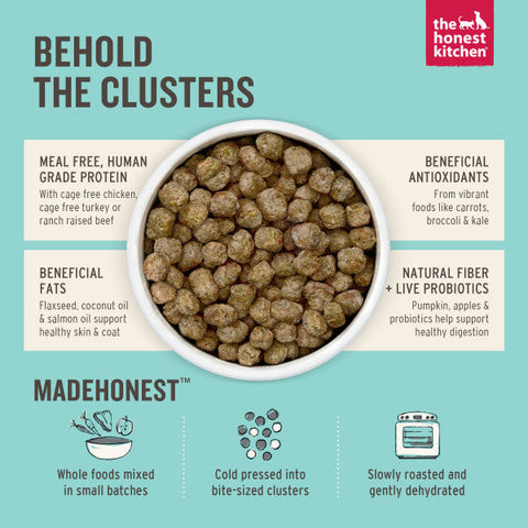 Honest Kitchen Clusters Human Grade Dry Dog Food