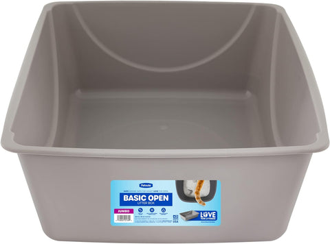 Petmate Basic Litter Pan Jumbo Grey