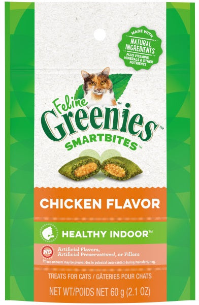 Greenies Smartbites Healthy Indoor Chicken Cat Treat