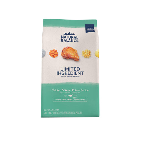 Natural Balance Limited Ingredient Lamb, Salmon or Chicken Dry Dog Food