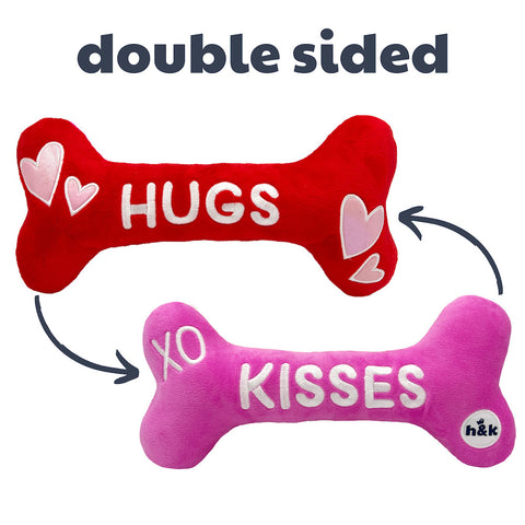 Hugs & Kisses Bone Toy